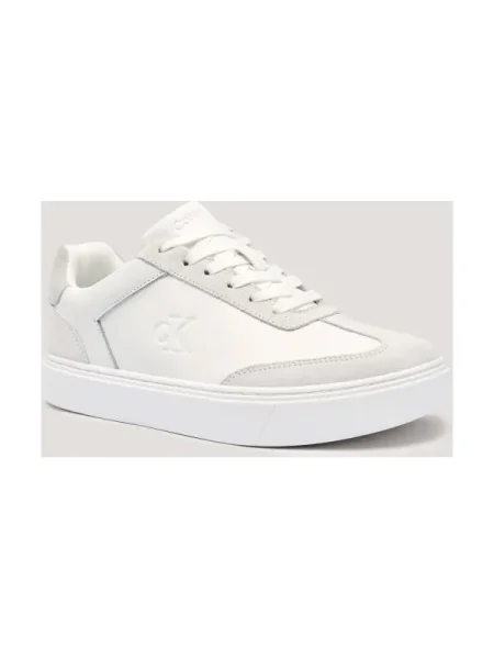 Teniși Calvin Klein din piele alb
