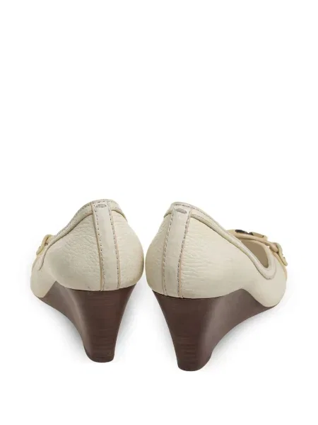 Pantofi cu toc Tory Burch din piele alb