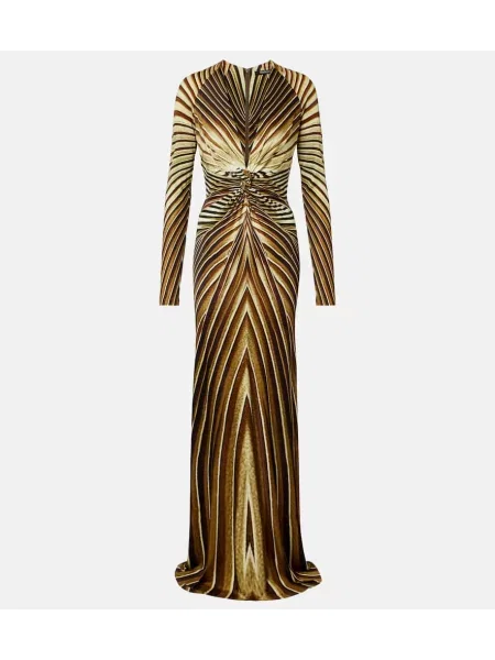 Maxi rochie maxi Roberto Cavalli cu imagine de costum