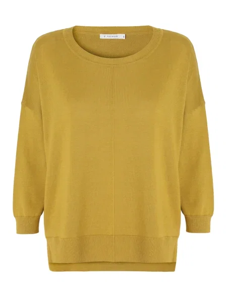 TATUUM Pulover muștar / verde galben
