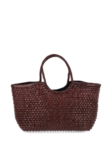 Geantă shopper Dragon Diffusion din piele maro