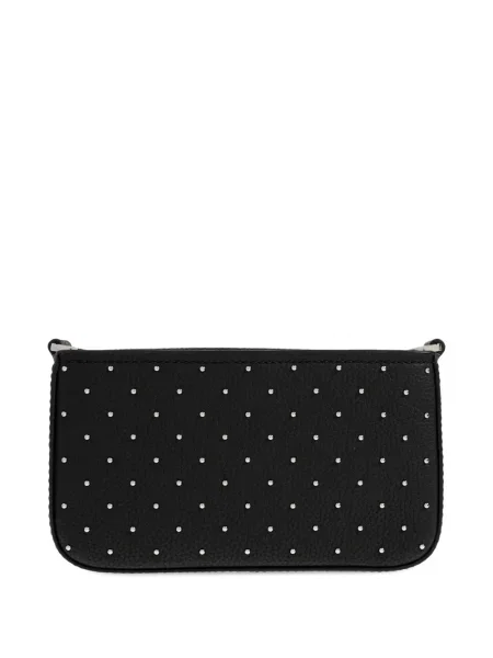 Espadrile Michael Michael Kors din piele cu tepi cu motiv cu inimi negru