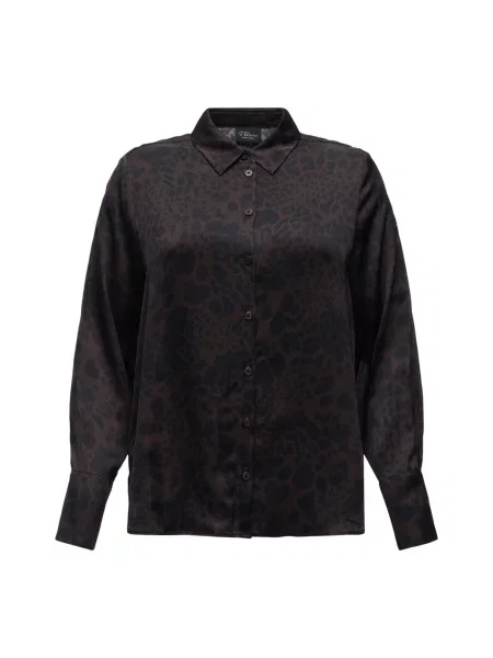 S.Oliver BLACK LABEL Bluză maro închis negru