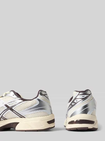 Sneakersy z wiązaniem model Asics beżowe