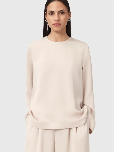 AllSaints bluză LEANNE bej