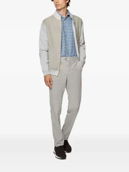 Pantaloni Kiton cu autograf gri