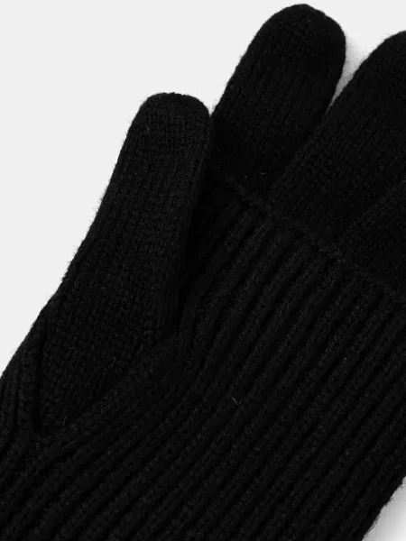 Рукавички з домішкою вовни MICHAEL Michael Kors чорний