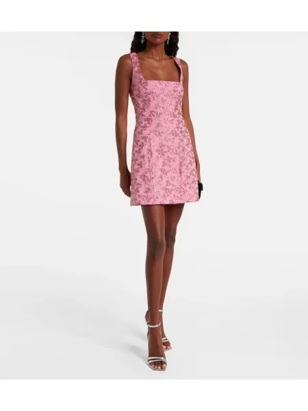Rochie Markarian cu model floral roz