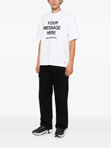 Tricou Nike cu imagine cu glugă negru