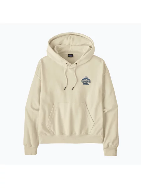 Pánská mikina Patagonia Great Waves Daily Hoody wool white bílá