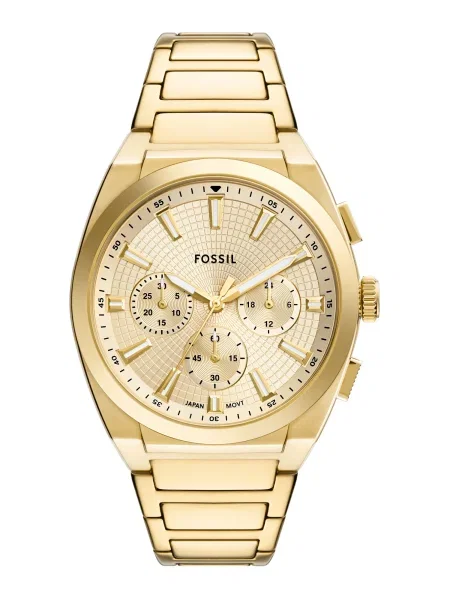 Ceas Fossil Everett Chronograph auriu
