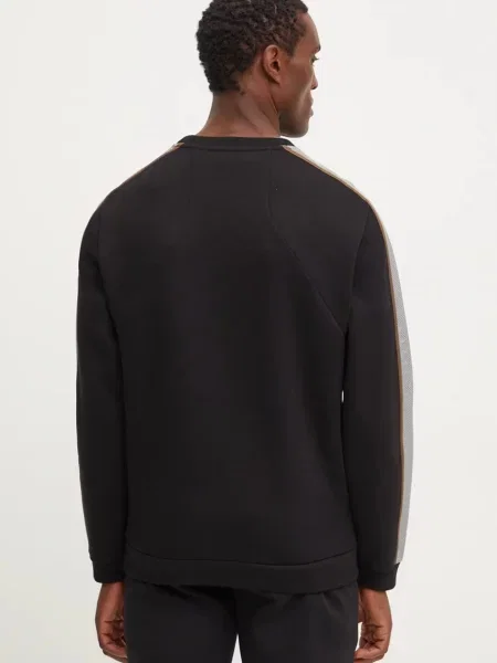 Свитер Ea7 Emporio Armani с аппликацией черный