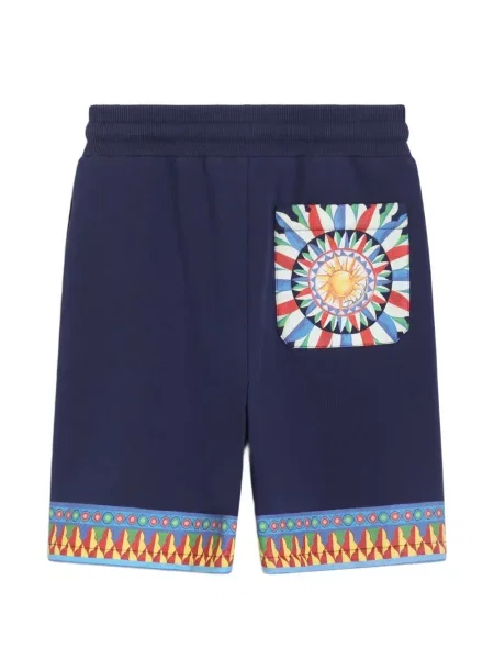 Bermudy dziecięce Dolce And Gabbana niebieskie