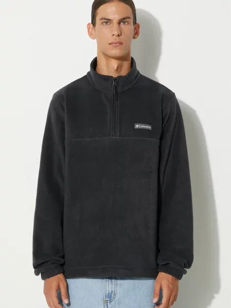 Columbia bluza polarowa Steens Mountain Half Zip gładka czarny