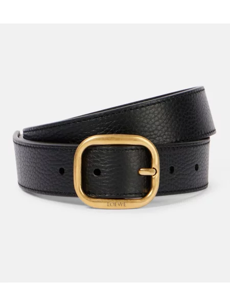 Kožni remen Loewe crna