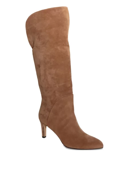 Botine Chuckies din piele de căprioară maro