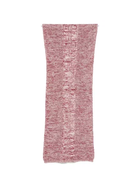 Fular Missoni tricotate roșu