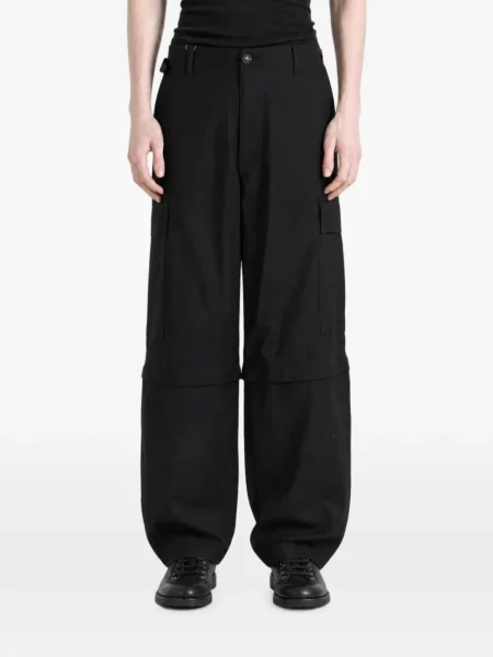 Pantaloni cargo Vowels negru