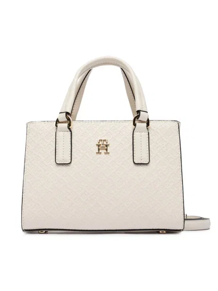 Shopper kabelka Tommy Hilfiger béžová