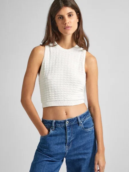 Топ Pepe Jeans білий
