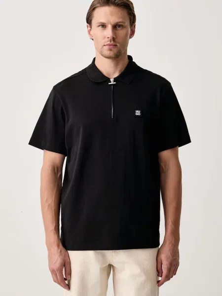 Tricou polo Hugo negru
