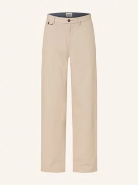 Scotch & Soda Chino Kalhoty Otis Relaxed Fit béžová