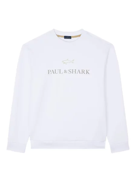 Bluza Paul & Shark z nadrukiem biała