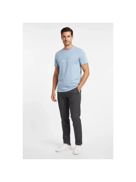 Koszulka Armani Exchange niebieska