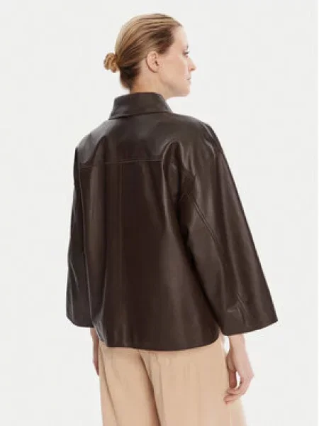 Weekend Max Mara Odinė striukė Stecca ruda