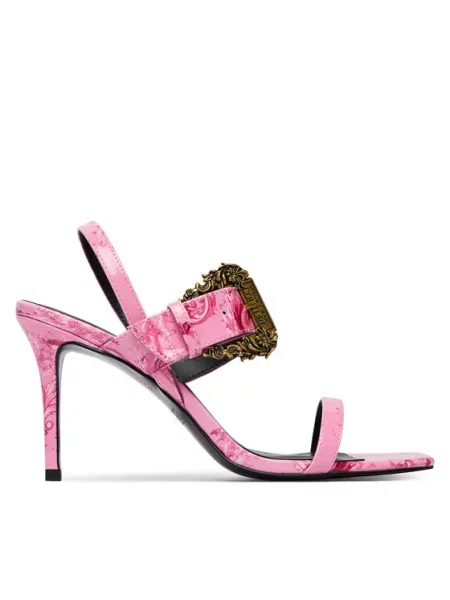 Sandały Versace Jeans Couture różowe