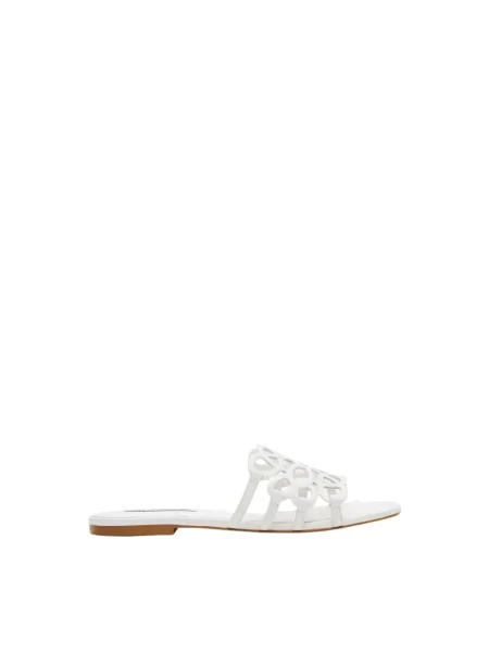 Klapki Steve Madden białe