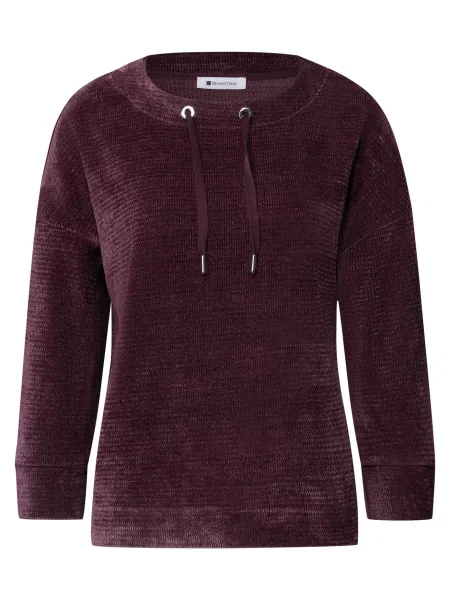 STREET ONE Tricou vin roșu