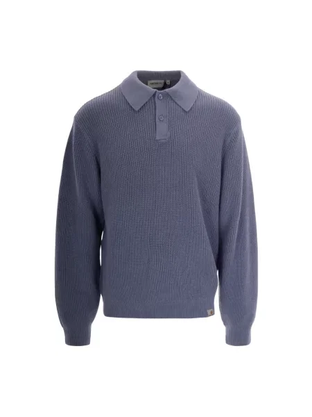Koszulka polo Carhartt Wip niebieska