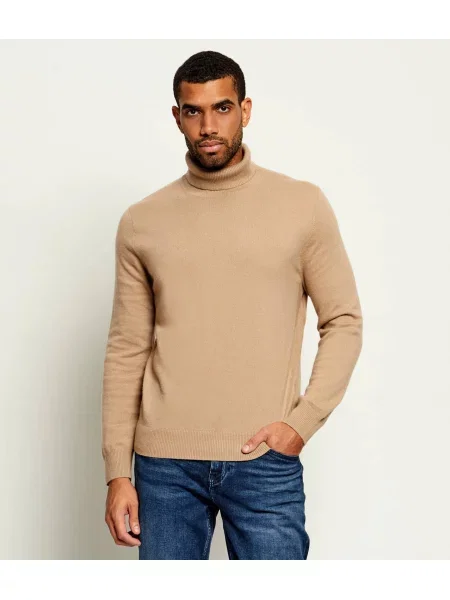 Pulover Joop! Jeans de lână bej