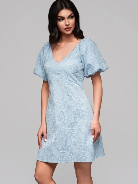 Rochie de seară Edoti de costum gri