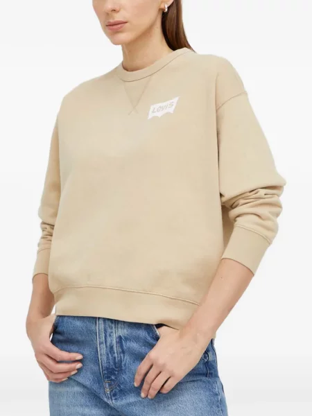 Curea Levi's® cu broderie cu cataramă cu dungi albastru