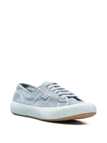 Tenisice Superga s vezicama s čipkom plava