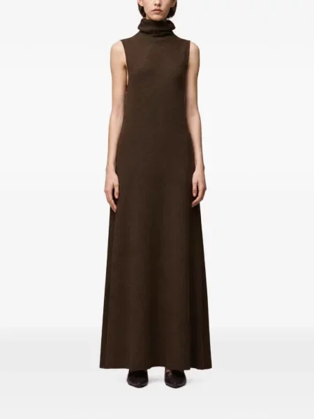 Rochie maxi Retori maro
