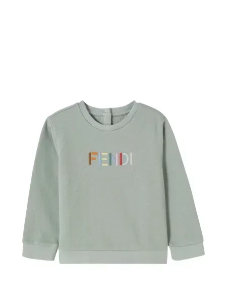 Sweter dziecięcy Fendi zielony
