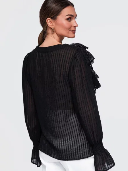 Ombre Bluza crna bijela