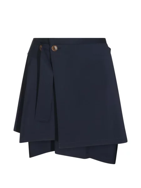 Fusta mini Vivienne Westwood asimetrică albastru