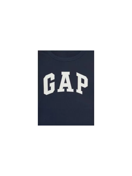 GAP Marškinėliai tamsiai mėlyna jūros / pilka balta