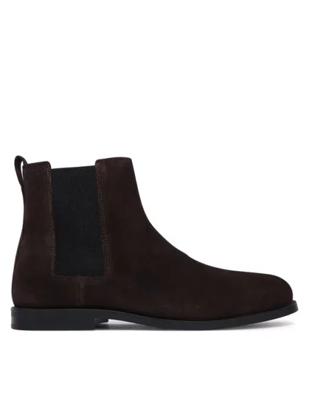 Calvin Klein Ghete Jodhpur Ess Rubber Chelsea Su închis maro