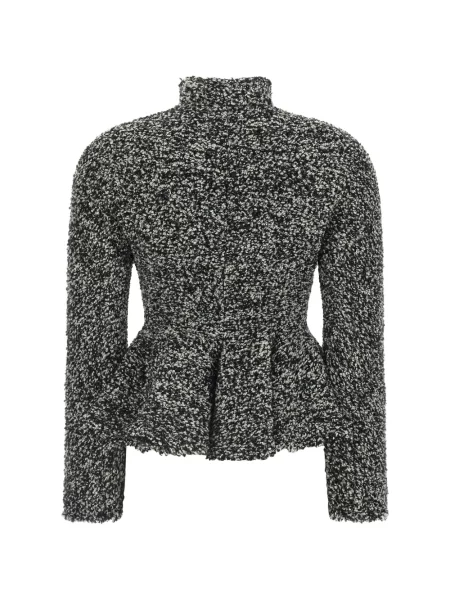Bouclé geacă Alberta Ferretti negru