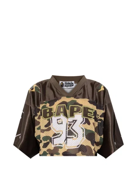 Koszulka A Bathing Ape® z nadrukiem w kamuflażu brązowa
