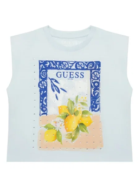 Dětské top Guess modrý