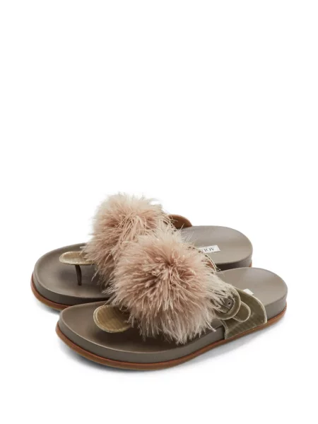 Sandale Aquazzura de catifea