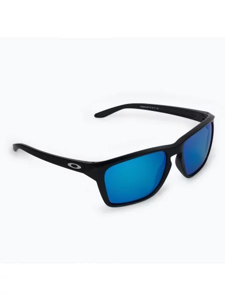 Okulary przeciwsłoneczne Oakley Sylas matte black/prizm sapphire polar czarne