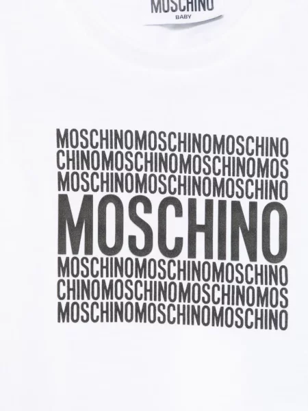 Koszulka dziecięca Moschino biała
