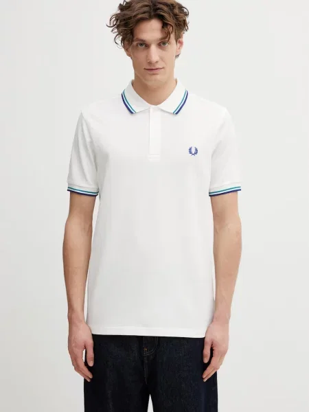 Koszulka polo Fred Perry biała